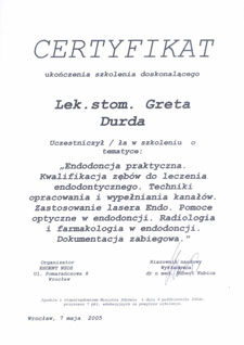 Certyfikat